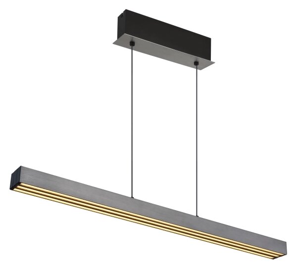 Globo 17016 - Lampadario a sospensione dimmerabile con controllo touch ETHAN LED/39W/230V 2700/4000/6000K grigio