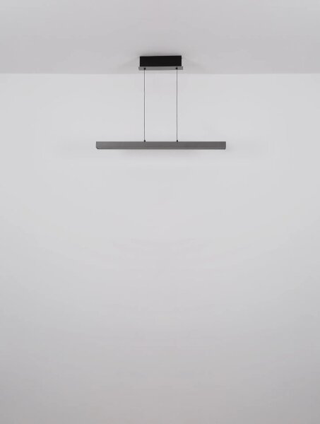 Globo 17016 - Lampadario a sospensione dimmerabile con controllo touch ETHAN LED/39W/230V 2700/4000/6000K grigio