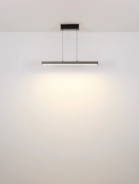 Globo 17016 - Lampadario a sospensione dimmerabile con controllo touch ETHAN LED/39W/230V 2700/4000/6000K grigio