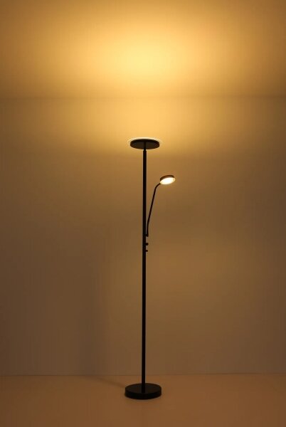 Globo 59092 - LED St lampada da terra ERNST LED/18,5W/230V + LED/4,5W