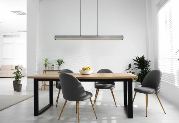 Globo 17016 - Lampadario a sospensione dimmerabile con controllo touch ETHAN LED/39W/230V 2700/4000/6000K grigio