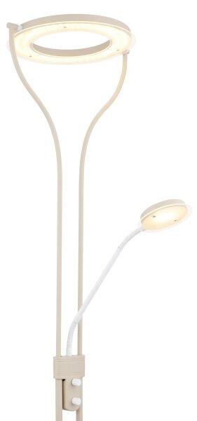 Globo 59038SAD - Lampada da terra dimmerabile a LED EBRO LED/20W/230V + LED/4W 3000K
