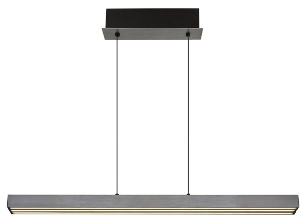 Globo 17016A - Lampadario LED dimmer touch a sospensione su cavo ETHAN 39W/230V 2700/4000/6000K cromo