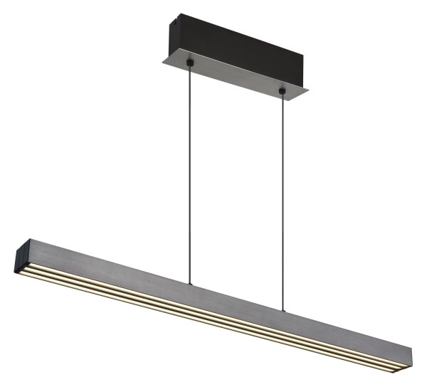 Globo 17016A - Lampadario LED dimmer touch a sospensione su cavo ETHAN 39W/230V 2700/4000/6000K cromo