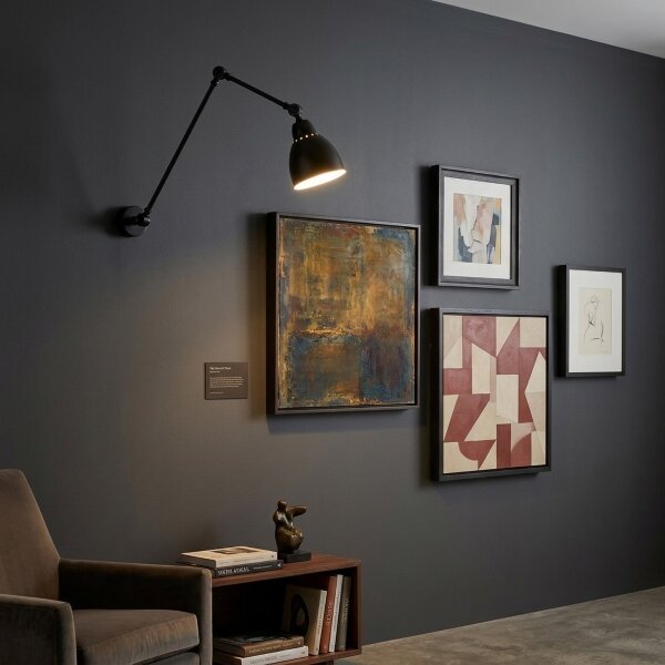 Brilagi - Lampada da parete QUILL 1xE27/40W/230V 83 cm nera