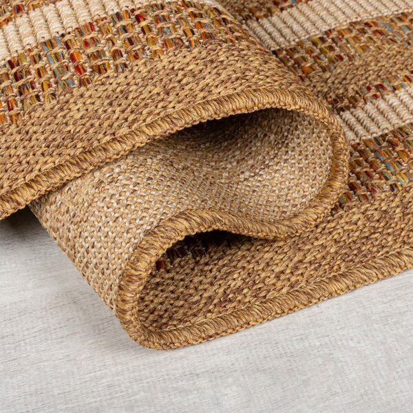 Tappeto per interni ed esterni in colore naturale 160x230 cm Layla Border - Flair Rugs