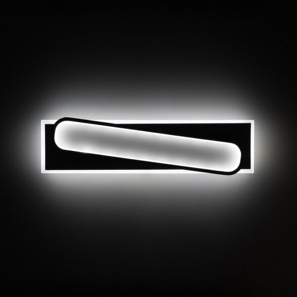 Brilagi - Plafoniera LED dimmerabile OUTLINE LED/52W/230V 15x60 cm bianco/nero + telecomando