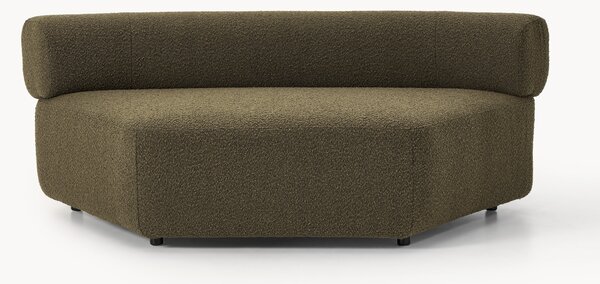 Modulo angolare curvo in bouclé Anton