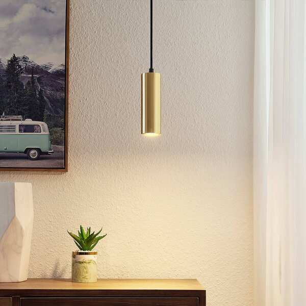 Lampada a sospensione Raisan Lindby, dimmerabile, Nero, Soggiorno / Sala da pranzo, Metallo, Moderno, Lampada a sospensione