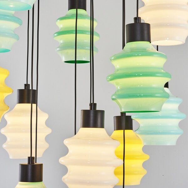 Lampadario LED a sospensione su cavo CACTUS 16xLED/3,12W/230V 3000K verde/giallo/bianco