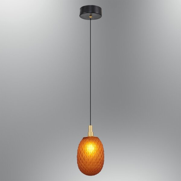 Lampadario a sospensione CACTUS 1xG9/5W/230V, rame