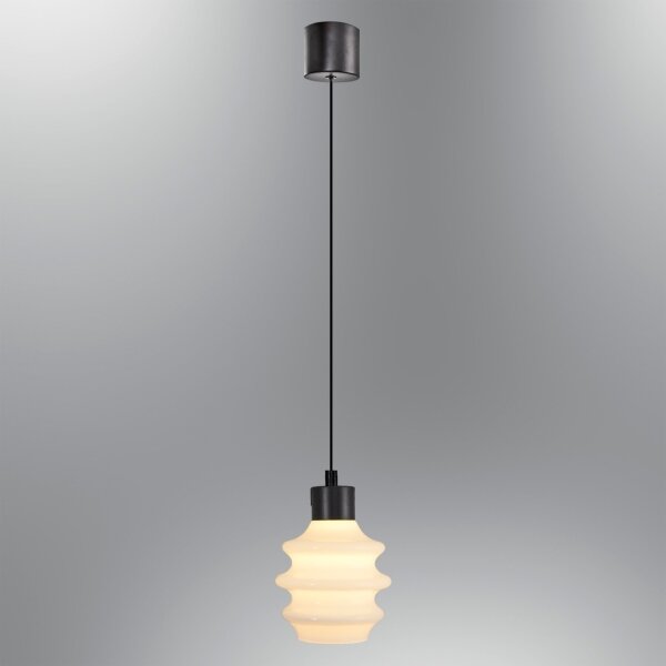 Lampadario LED su cavo CACTUS LED/3W/230V 3000K nero/bianco