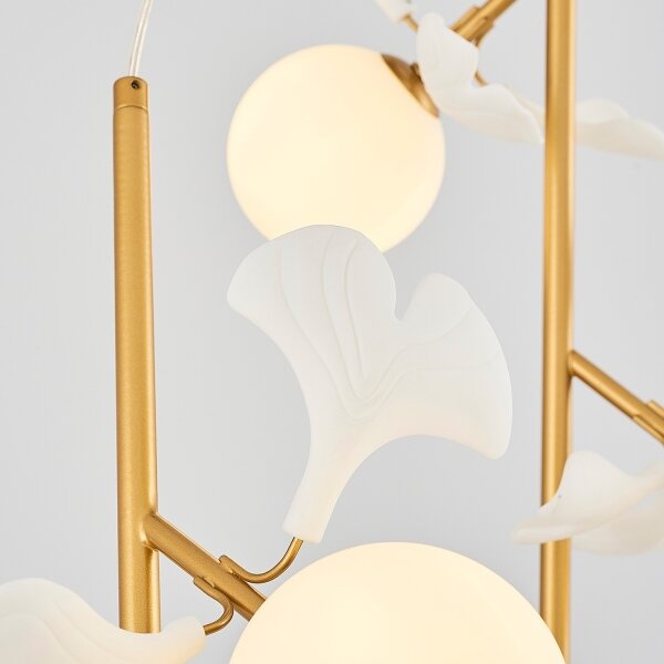 Lampadario a cavo PISTOIA 6xG9/5W/230V dorato