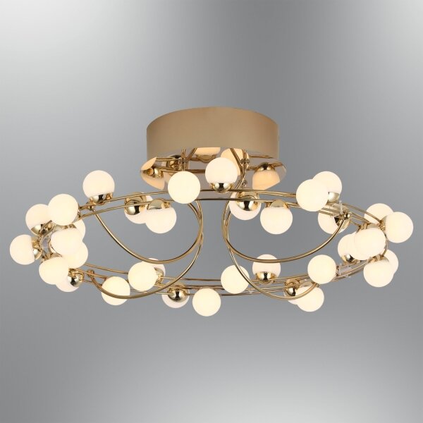 Plafoniera LED MARS LED/44W/230V 3000K dorata