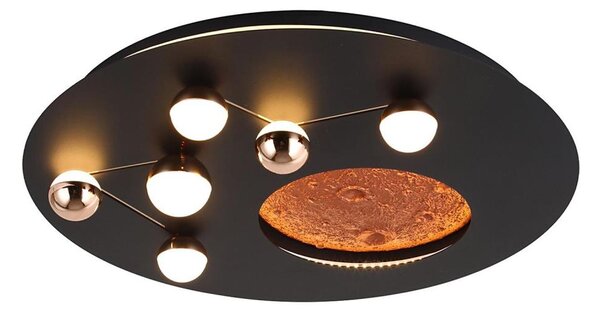 Plafoniera LED MARS LED/48W/230V 3000K nera