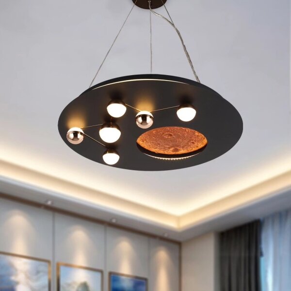 Plafoniera LED MARS LED/48W/230V 3000K nera