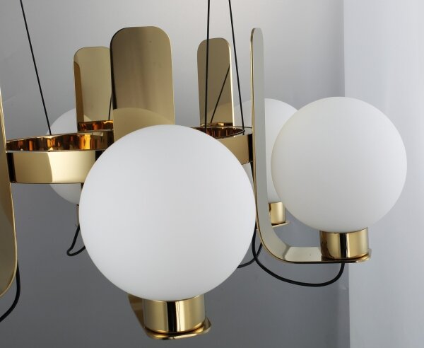 Lampadario a cavo REGGIO 6xE27/40W/230V dorato