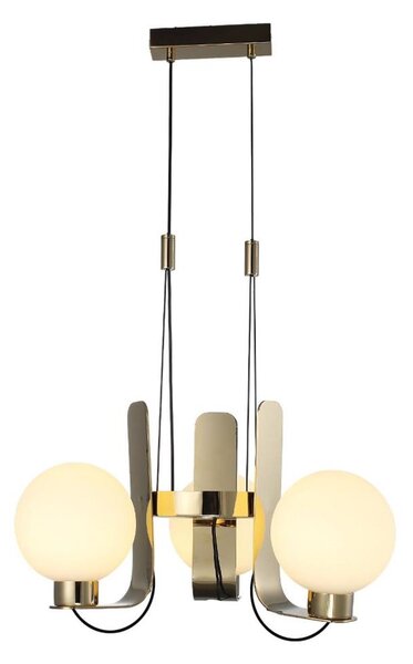 Lampadario a cavo REGGIO 3xE27/40W/230V dorato