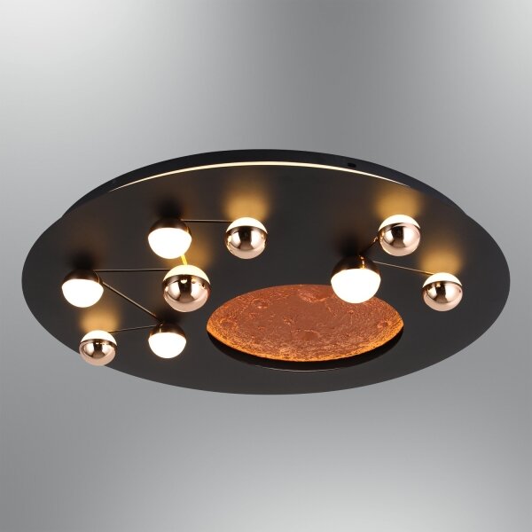 Plafoniera da soffitto MARS LED/58W/230V 3000K nera