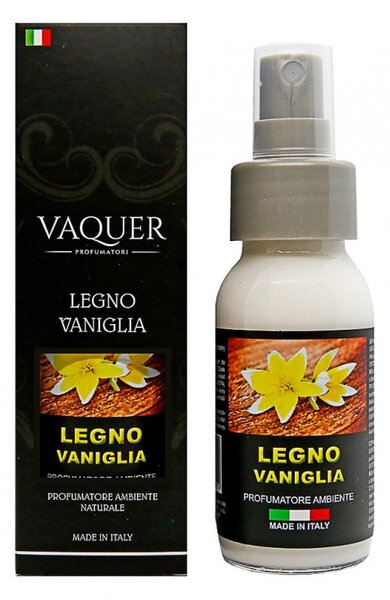 Profumo ambiente Spray naturale Vaquer LEGNO VANIGLIA 60 ML