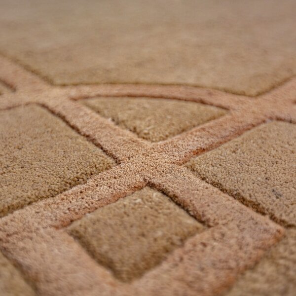 Tappeto color terracotta in lana tessuto a mano 200x290 cm Gatsby – Flair Rugs