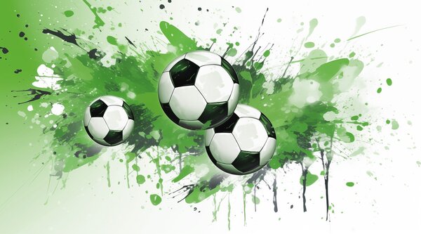 Carta da parati Palloni da calcio, Carta da parati per gli adolescenti, Carta da parati Calcio, w04373v1 : Uwalls.it