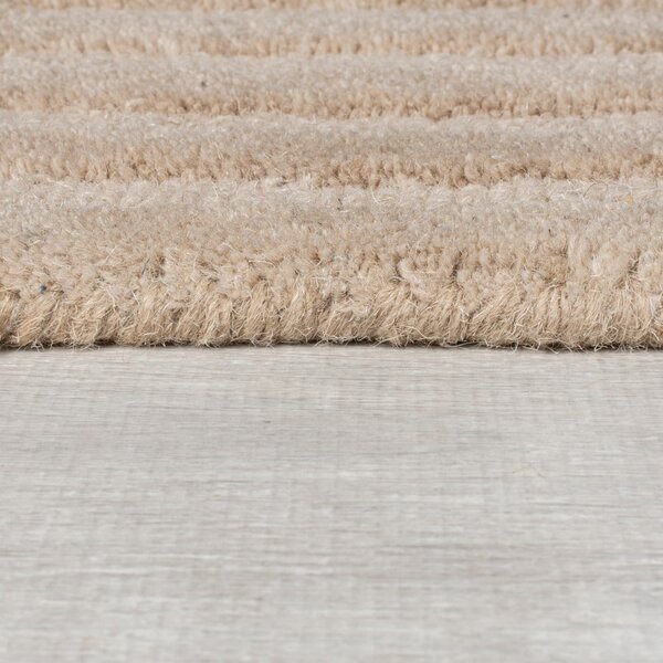 Tappeto beige in lana tessuto a mano 160x230 cm Zen Rectangles – Flair Rugs