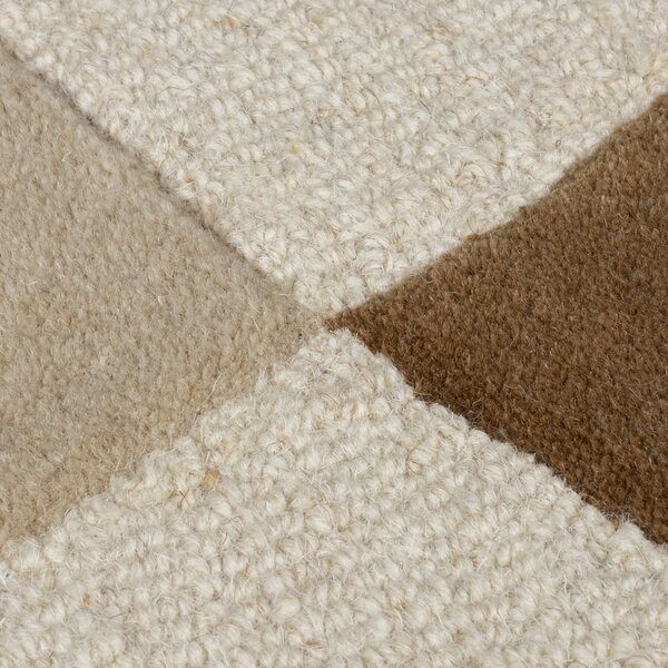 Tappeto marrone/beige in lana 160x230 cm Glow – Flair Rugs