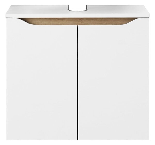 Mobile basso sospeso bianco senza lavello 60x53 cm Set 857 - Pelipal