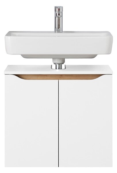Mobile basso sospeso bianco senza lavello 60x53 cm Set 857 - Pelipal
