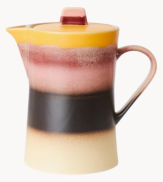 Teiera fatta a mano con smalto reattivo 70's, 1 L
