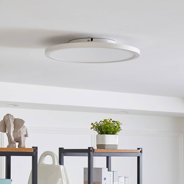 Plafoniera a LED Brenda Arcchio, dimmerabile, Bianco / Opale, Soggiorno / Sala da pranzo, Moderno, Plafoniera LED