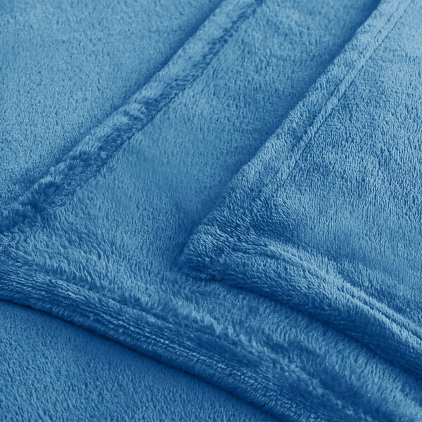 Plaid blu , 70 x 150 cm Mic - DecoKing