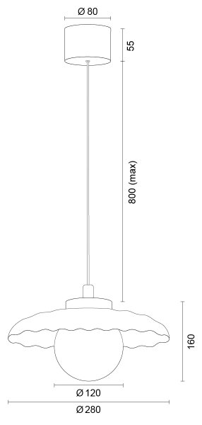 Argon 8948 - Lampada a sospensione su cavo BOLL 1xG9/6W/230V blu