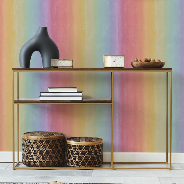 Carta da parati Gradiente arcobaleno luminoso con transizioni fluide, Parati astratta classici, a00512 : Uwalls.it