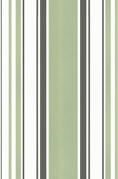 Carta da parati Sfondo bianco con un mix di strisce verdi e nere, Parati geometrica classici, Parati geometrica a righe classici, a00520 : Uwalls.it