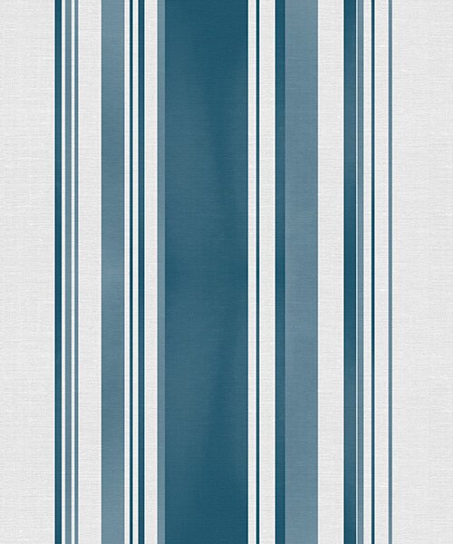 Carta da parati Strisce blu con spazi bianchi, Parati geometrica classici, Parati geometrica a righe classici, a00525 : Uwalls.it