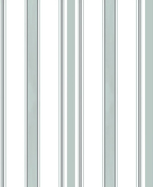 Carta da parati Doppio motivo a strisce grigio-blu, Parati geometrica classici, Parati geometrica a righe classici, a00554 : Uwalls.it