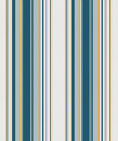 Carta da parati Strisce blu e gialle a contrasto su sfondo bianco, Parati geometrica classici, Parati geometrica a righe classici, a00566 : Uwalls.it