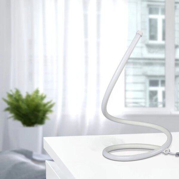 Lampada da tavolo Led Spiral Bianca 20W Bianco caldo 3000K V-TAC