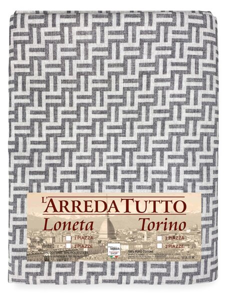 TELO ARREDO copritutto GRAN FOULARD COPRILETTO copridivano TESSUTO FASHION  Grigio 1 PIAZZA