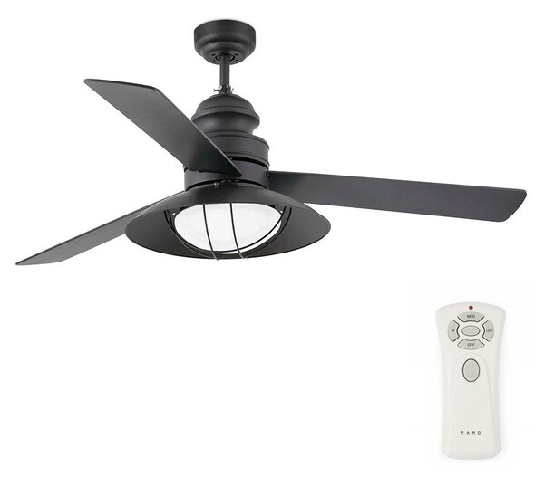 FARO 33396 - Ventilatore da soffitto WINCH FAN 2xE27/20W/230V + telecomando