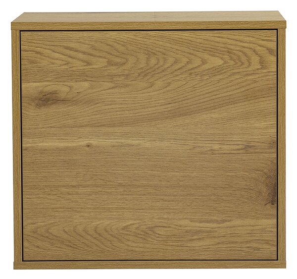 Mensola da parete finitura legno chiaro rovere L55 cm FLEXO