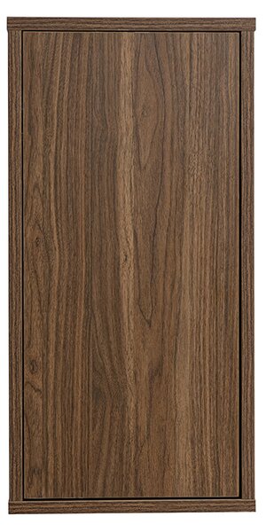 Contenitore da parete finitura legno scuro noce L30 cm FLEXO