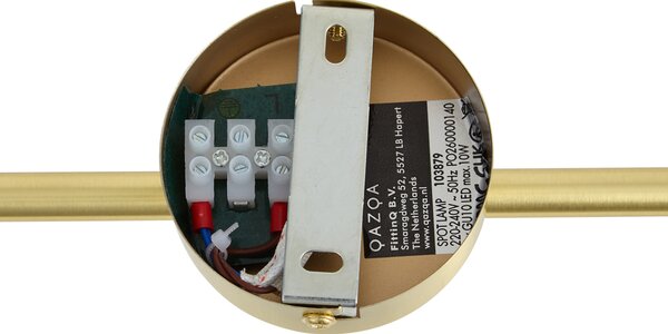 Plafoniera moderna in ottone a 2 luci orientabili - Jeana