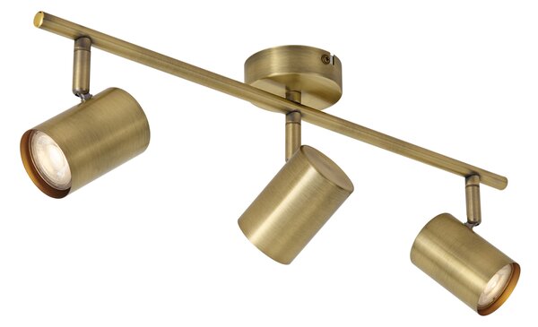 Faretto moderno bronzo orientabile 3 luci - Jeana