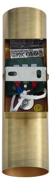 Applique da parete moderna bronzo 2 luci - Jeana