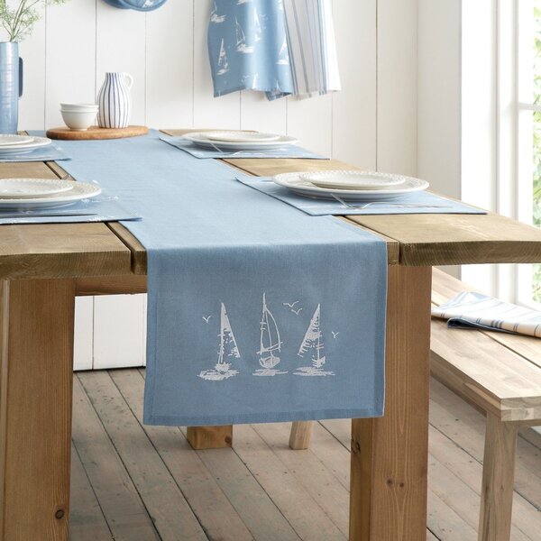 Runner in cotone 32x220 cm Salcombe Boats – Catherine Lansfield
