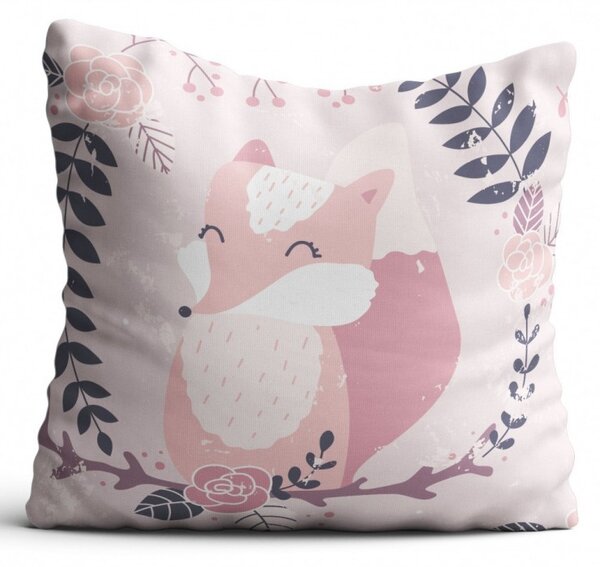 Federa cuscino MIGD338 40x40 cm volpe rosa
