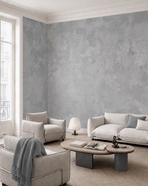Carta da parati Texture grigio perla chiaro con morbide sfumature nuvolose, Carta da parati Texture, w05814v1 : Uwalls.it